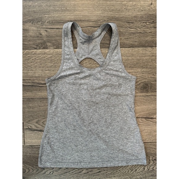 Athleta Tank Top Womens XS Petite Gray‎ Stretch Running Training Gym Yoga Active - Picture 1 of 8